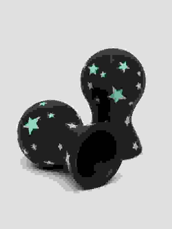 Lovehoney Lucky Stars Glow-in-the-Dark Silicone Nipple Suckers, Glow, hi-res
